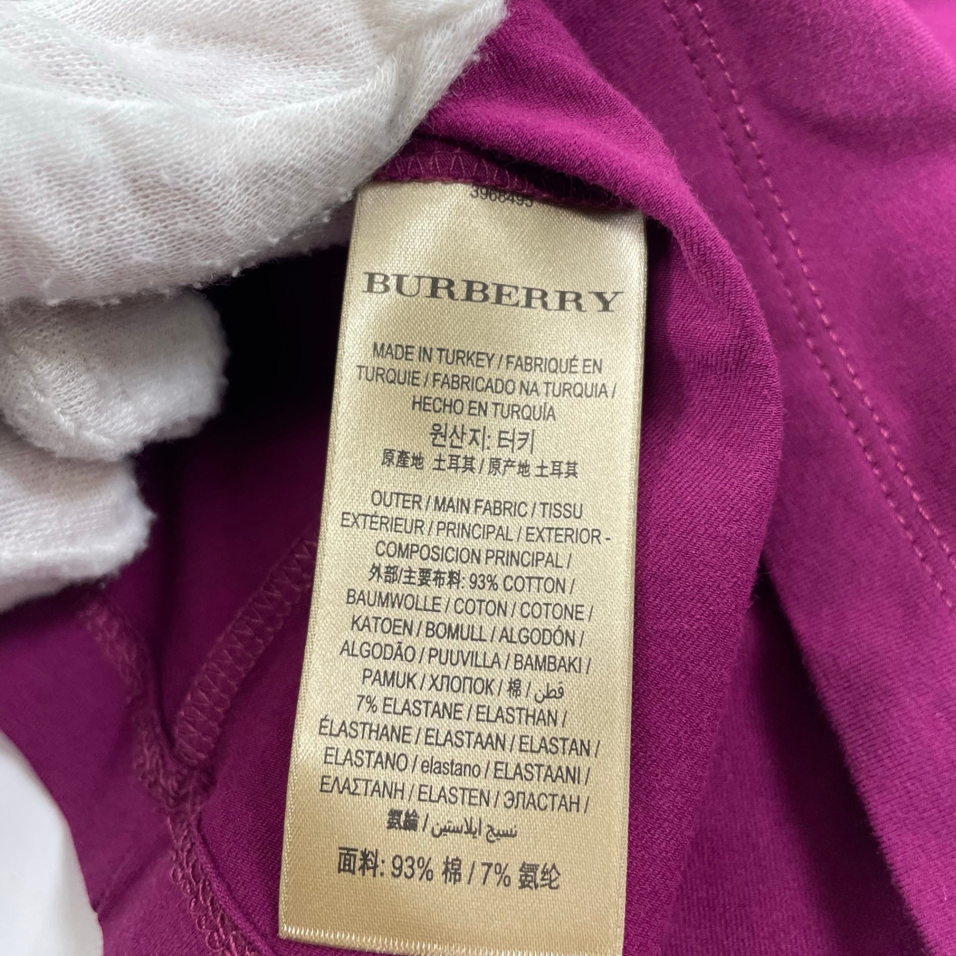 BURBERRY バーバリー / ノヴァ切替Tシャツ 未使用品 参考定価：390＄ SIZE:XS