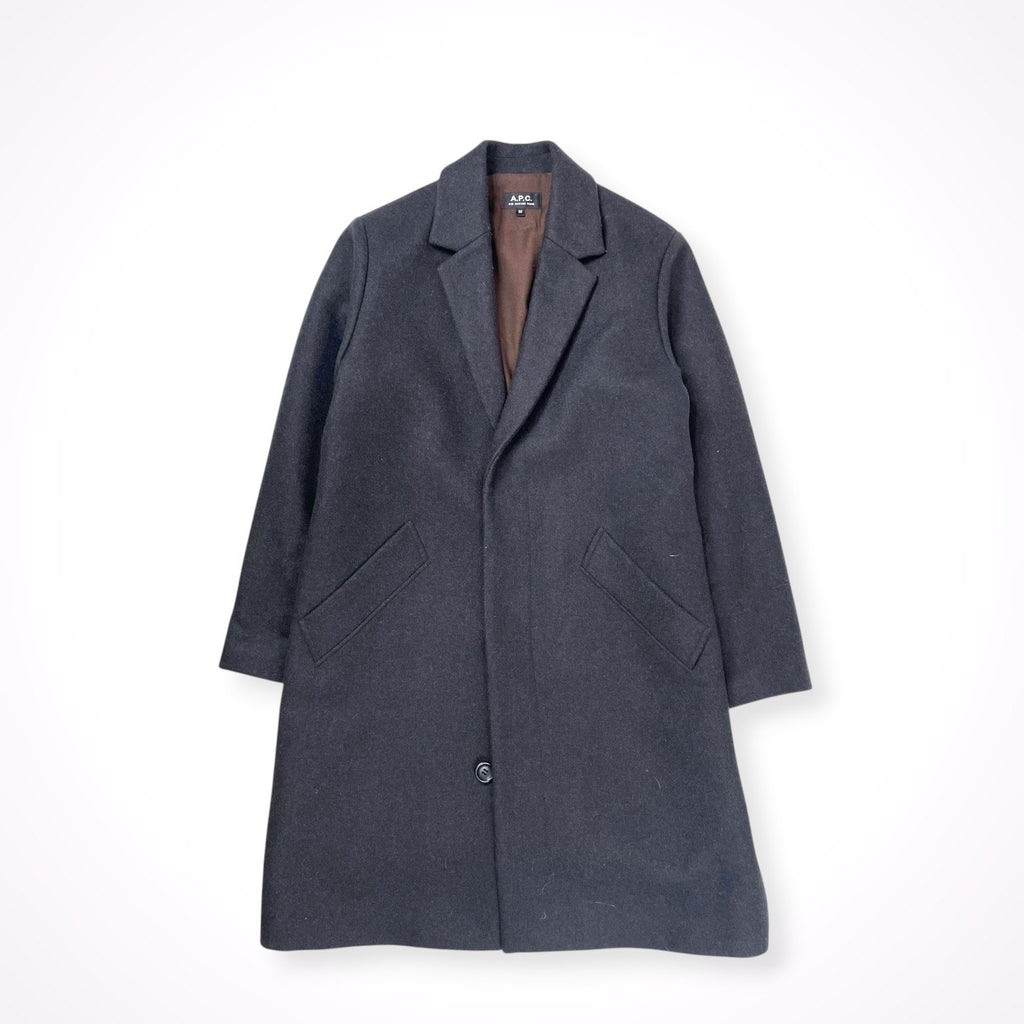 A.P.C. / メルトンウールチェスターコート 参考定価：80,000程度 SIZE:38