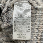 PERVERZE パーバーズ / 変わり編みニットベスト 参考定価：28,000+tax SIZE：FREE