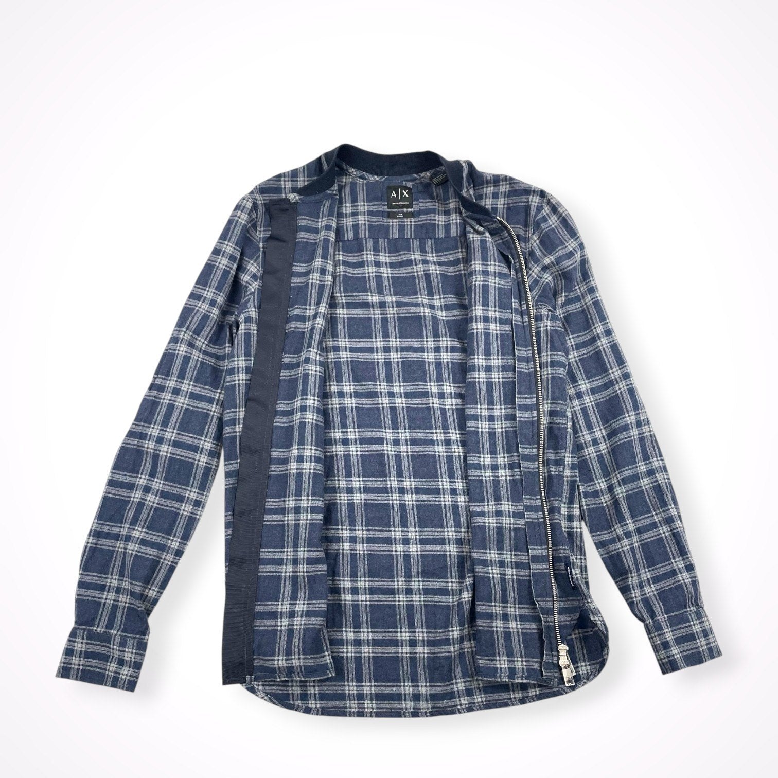 ARMANI EXCHANGE アルマーニ エクスチェンジ / ジップアップシャツジャケット SIZE:M