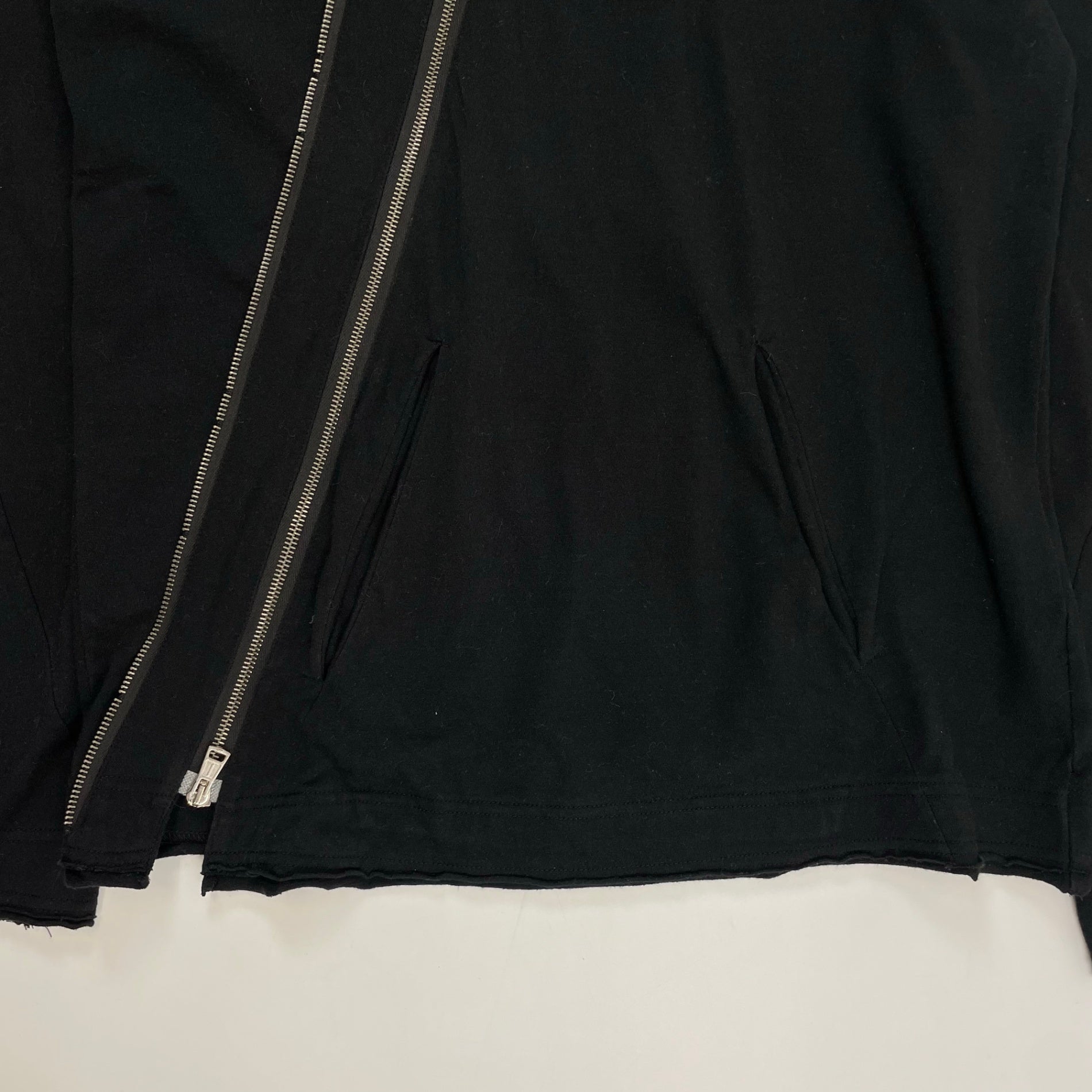 DIET BUTCHER SLIM SKIN / 12FW スラントダブルジップパーカー 参考定価：32,000程度 SIZE:2