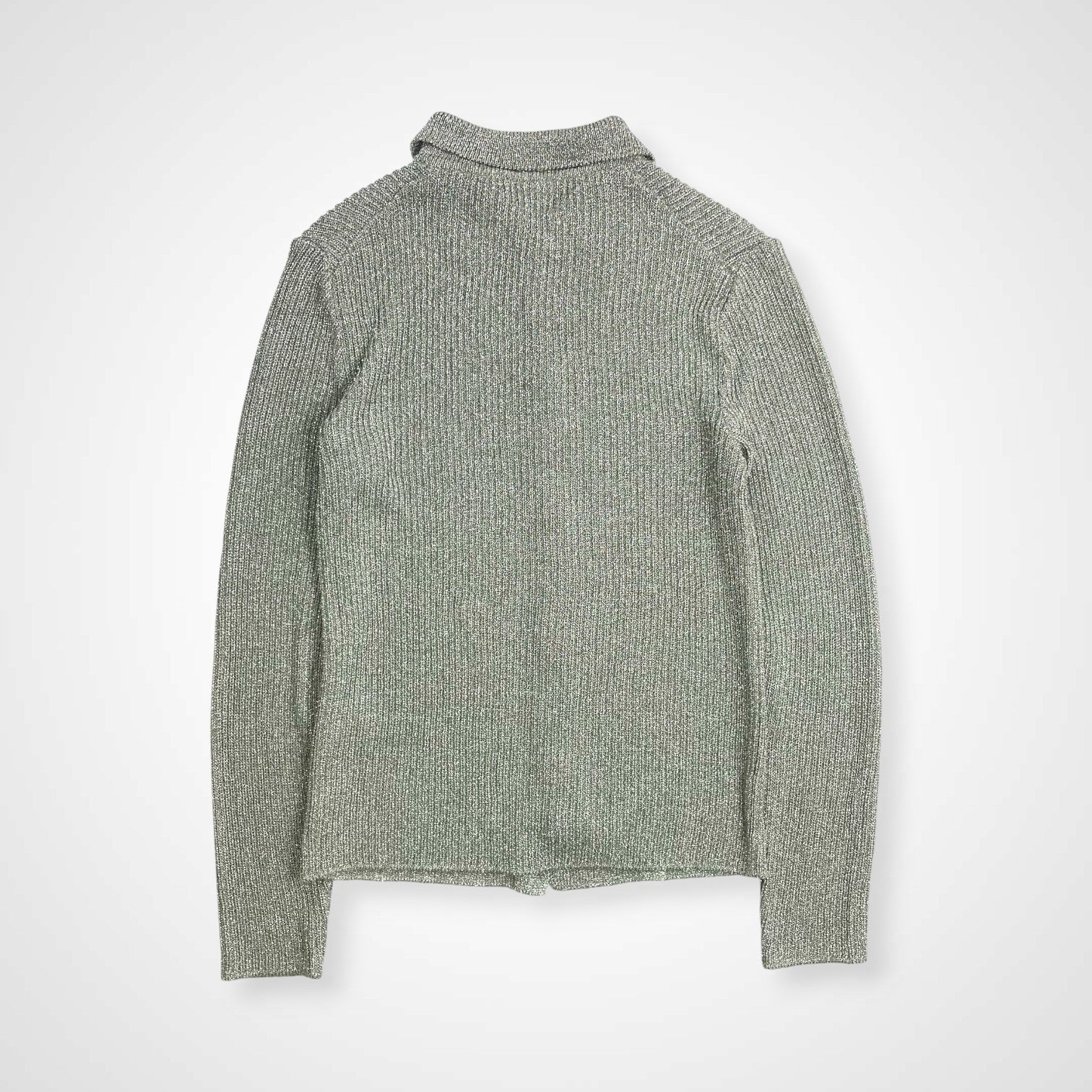 6(ROKU) BEAUTY＆YOUTH / LAME SHIRT CARDIGAN 参考定価：26,000+tax SIZE：FREE