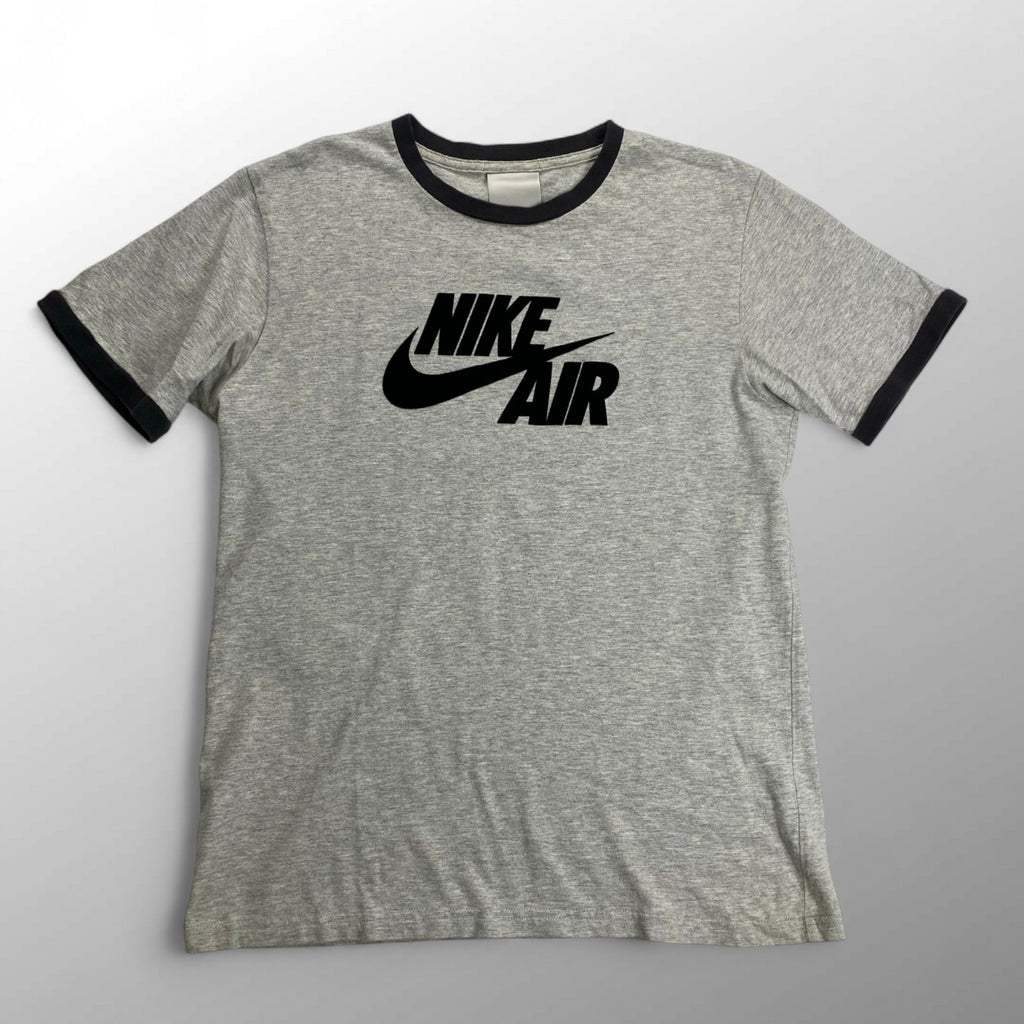 00s NIKE ナイキ / フロッキープリント リンガー ロゴTシャツ ユニセックス SIZE：L