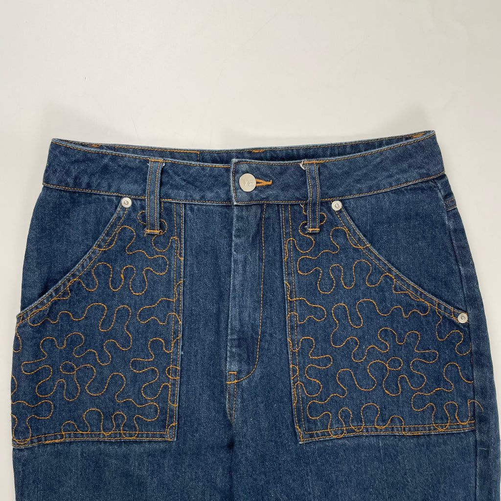 OWNth antiqua / 配色ステッチ デニムパンツ 参考定価：12,000+tax SIZE:S