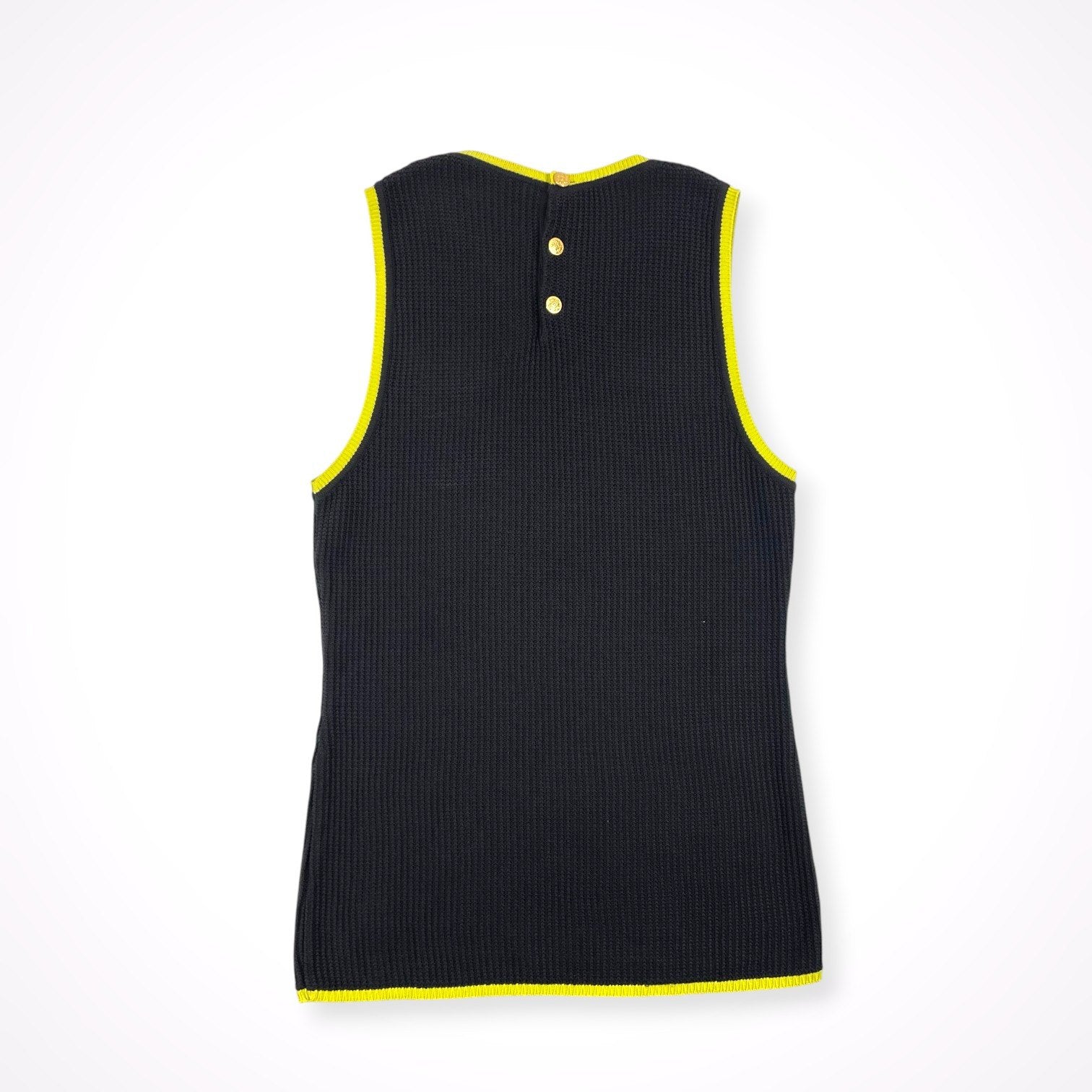 Salvatore Ferragamo / VINTAGE コットンノースリーブニット SIZE:M