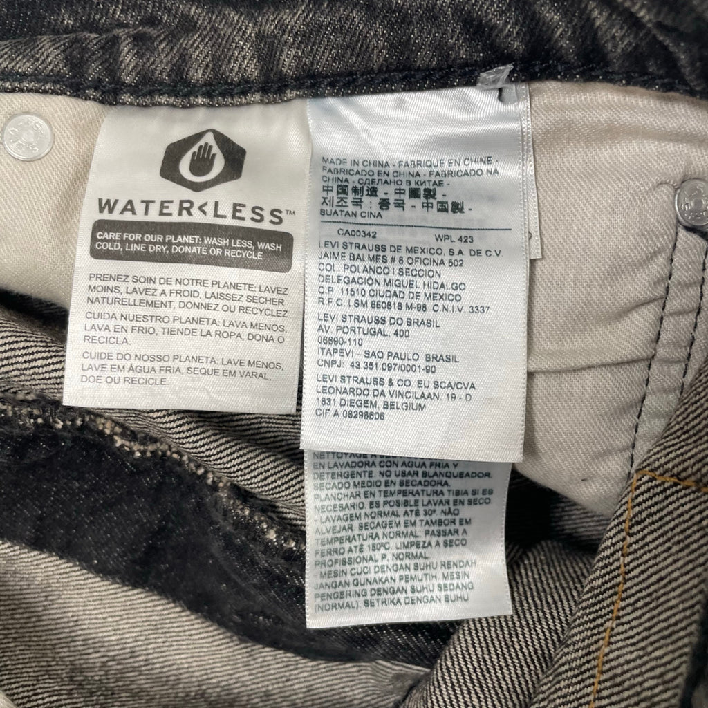 Levi's / 502ブラックデニムパンツ SIZE：W34×L32