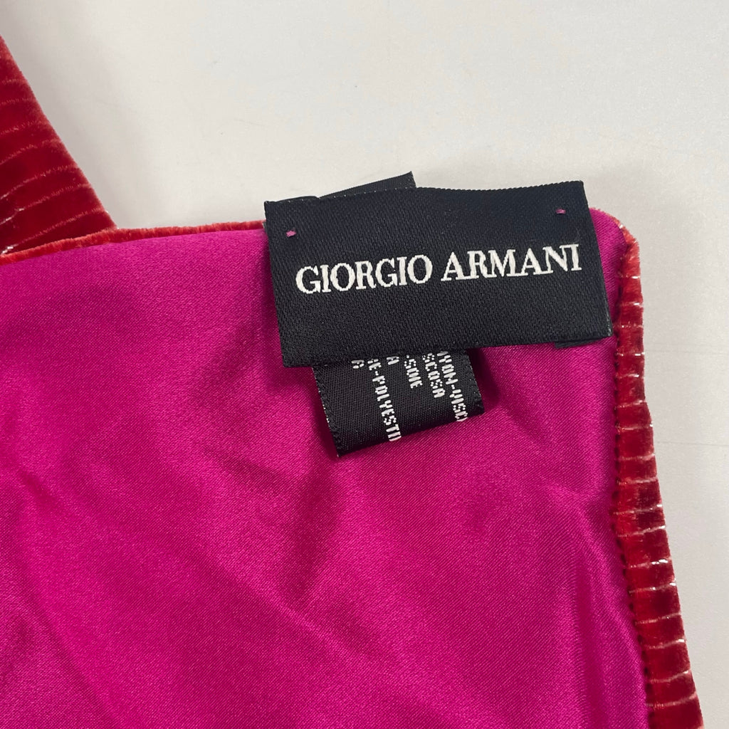 GIORGIO ARMANI / シルクMIXベロアストール 参考定価：150,000程度