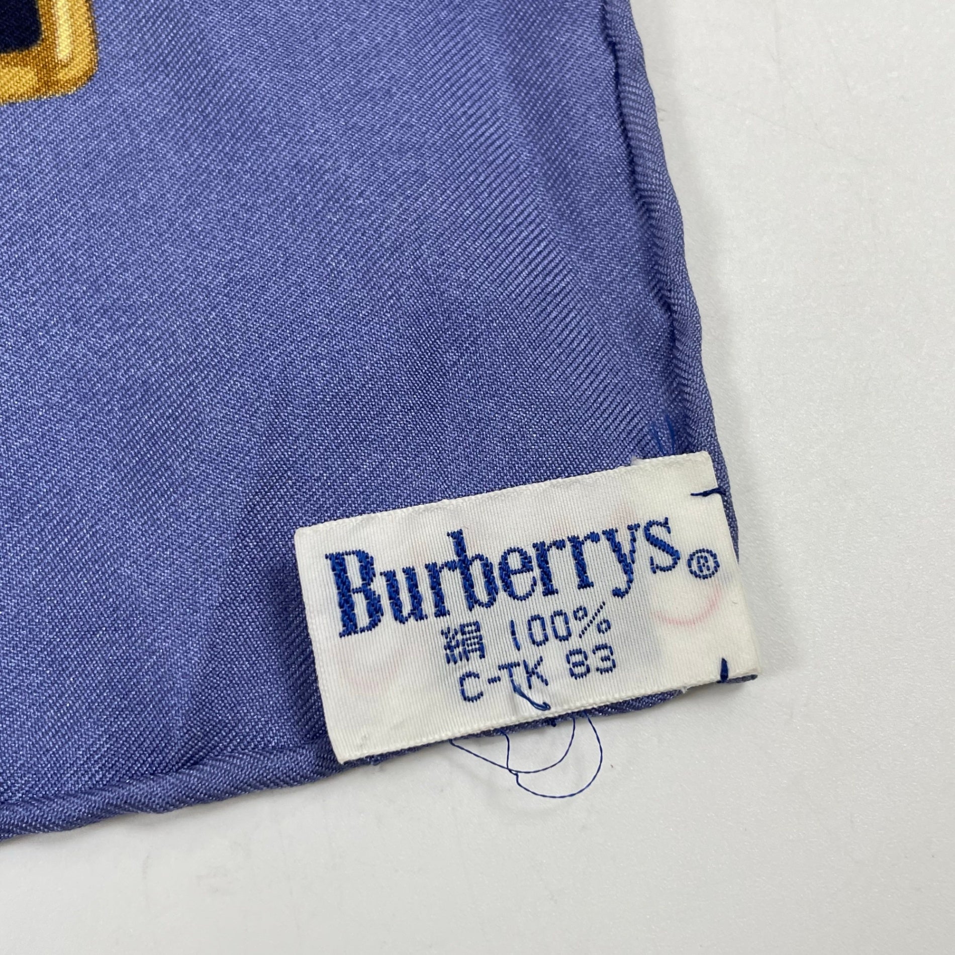 Burberry's / ヴィンテージ ノヴァチェック バッグ柄シルクスカーフ