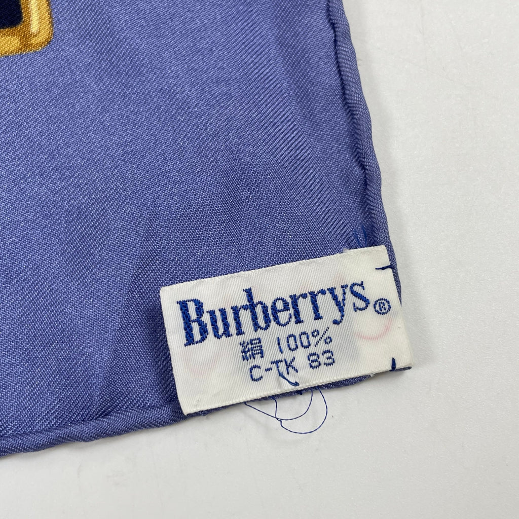 Burberry's / ヴィンテージ ノヴァチェック バッグ柄シルクスカーフ