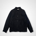 SLOW＆CO スロウ / linen jacket ブラック 参考定価：39,000+tax SIZE:1