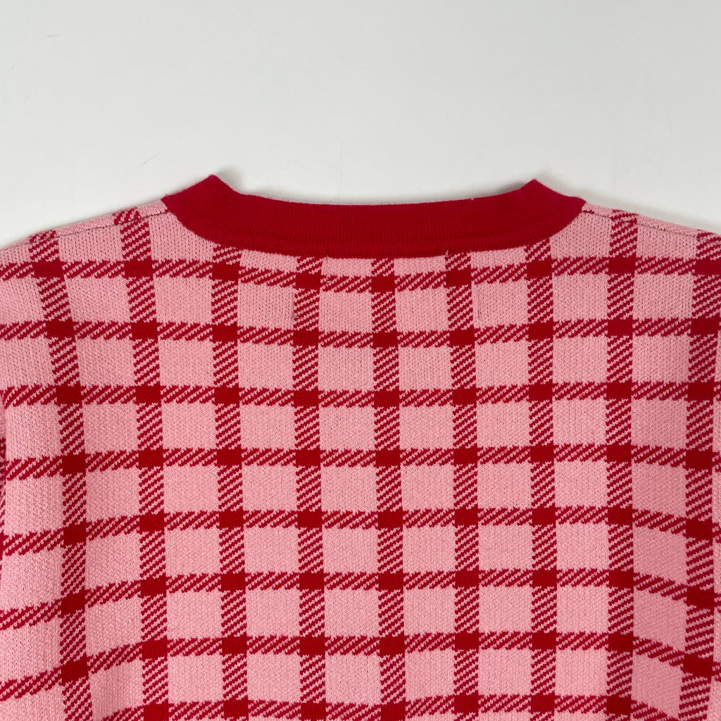 Dear Sisterhood / アンサンブルチェックカーデ 参考定価：15,000+tax SIZE：FREE