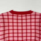 Dear Sisterhood / アンサンブルチェックカーデ 参考定価：15,000+tax SIZE：FREE