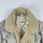 ERMANNO SCERVINO / ムートン切替ジャケット 参考定価：400,000程度 SIZE：42
