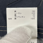 ANAYI / ハイウエストデニムパンツ 未使用品 参考定価：36,000+tax SIZE:38