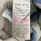 SOU･SOU / 貫頭衣 七宝繋ぎ柄 京型友禅染 坂尾織物 SIZE:FREE