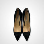 SEVEN TWELVE THIRTY / コンビパンプス ブラック 参考定価：28,000程度 SIZE：24.5cm