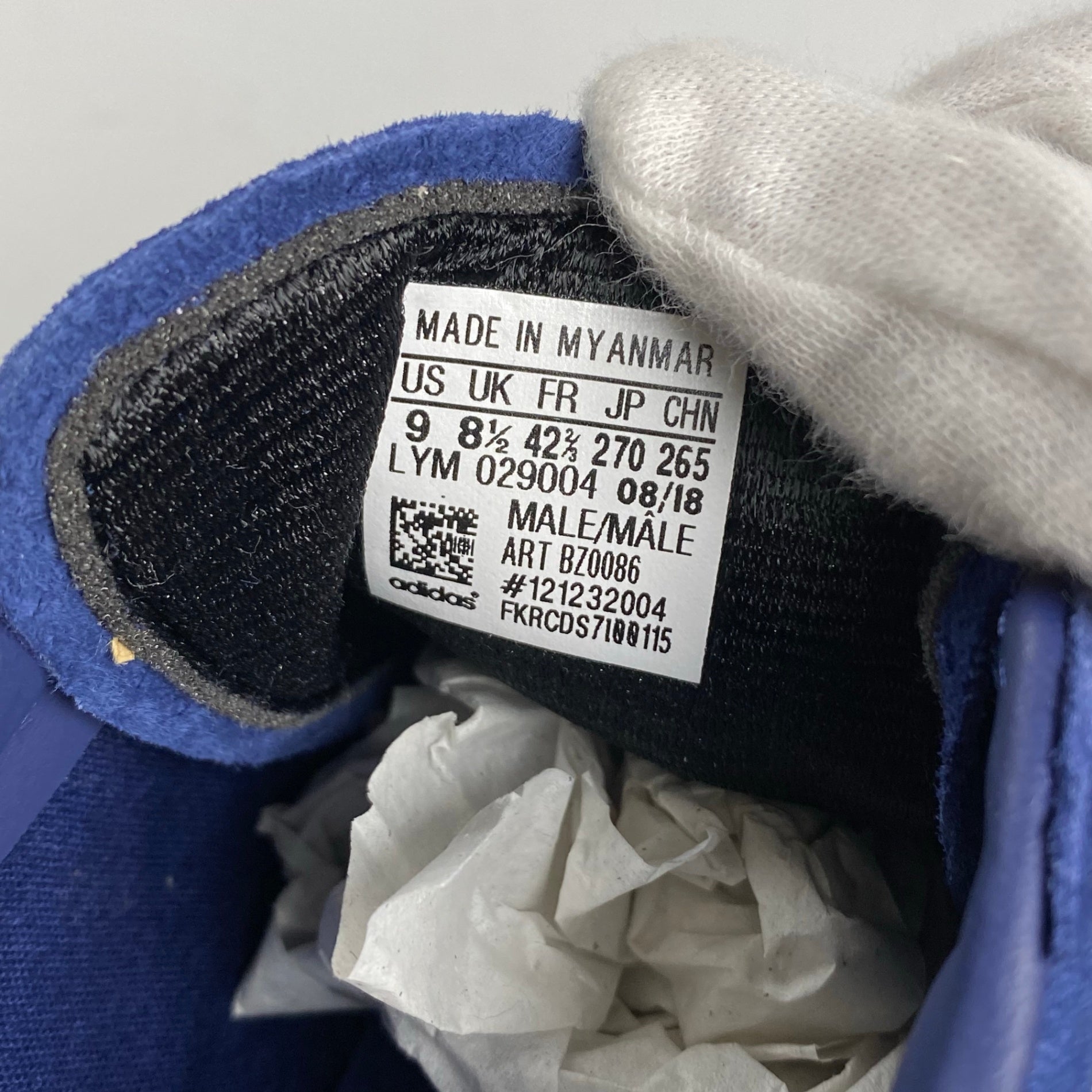 【未使用】 adidas アディダス / CAMPUS ローカットスニーカー ネイビー×ホワイト BZ0086 SIZE:27cm