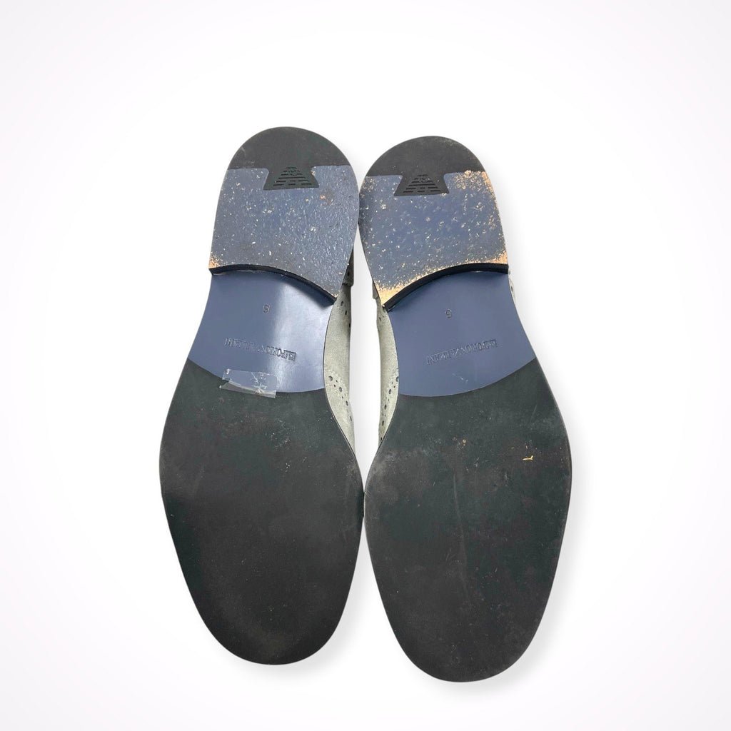 EMPORIO ARMANI エンポリオ アルマーニ / スウェードレザーシューズ 美品 参考定価：55,000程度 SIZE:5(24.5cm程度)