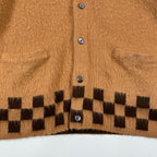 Supreme / brushed checkerboard cardigan 21SS SIZE:XL