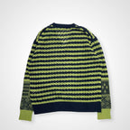 TOGA VIRILIS トーガ ビリリース / JACQUARD KNIT CARDIGAN 25年 未使用品 参考定価：46,000+tax SIZE:48