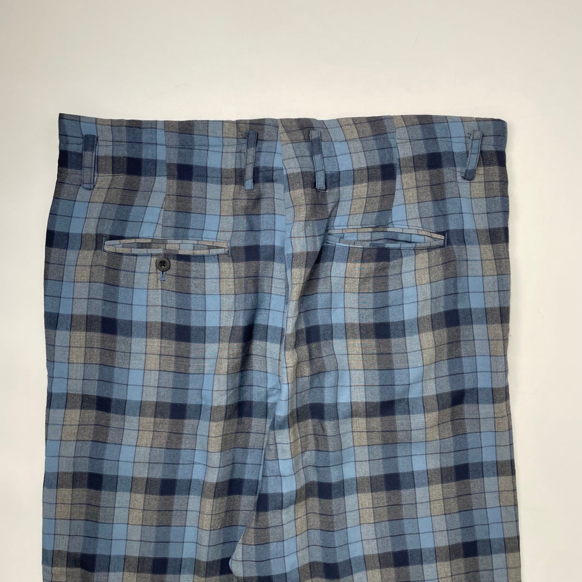 YOKE / レーヨンチェックパンツ 参考定価：35,000程度 SIZE:M