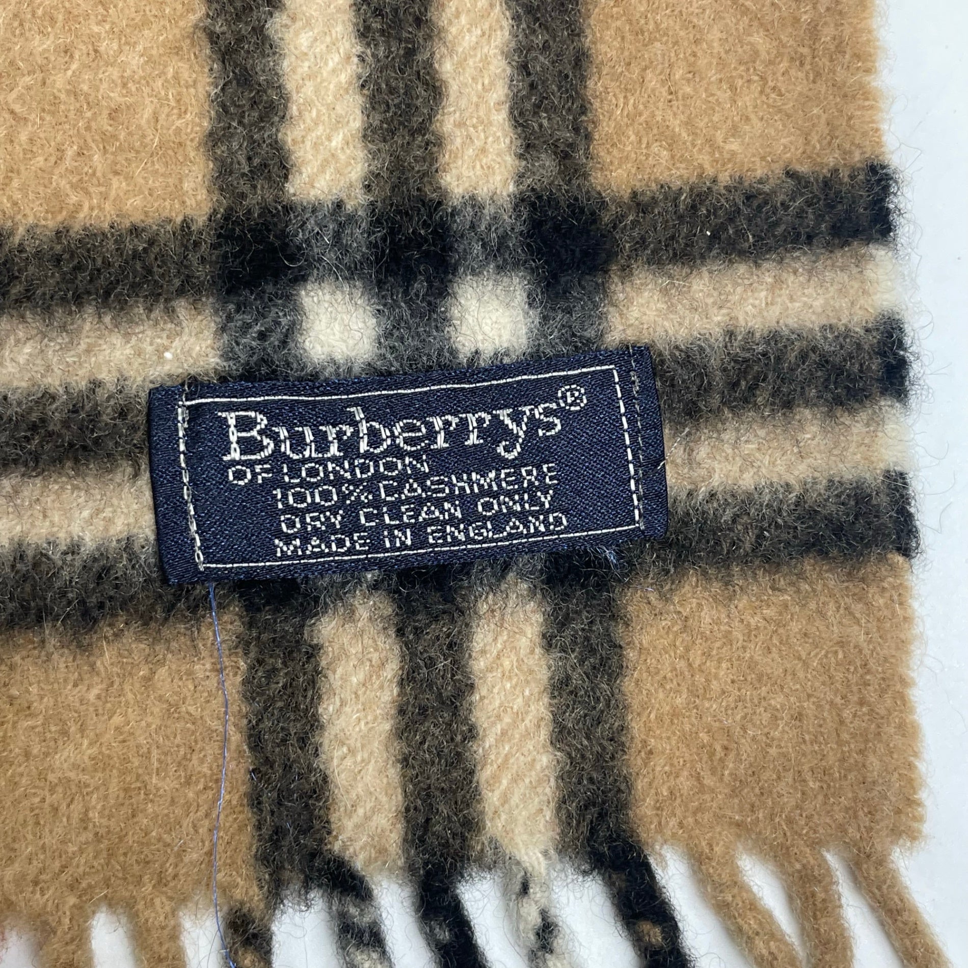 Burberry's バーバリーズ / カシミヤ100％ 英国製 ノヴァチェック マフラー