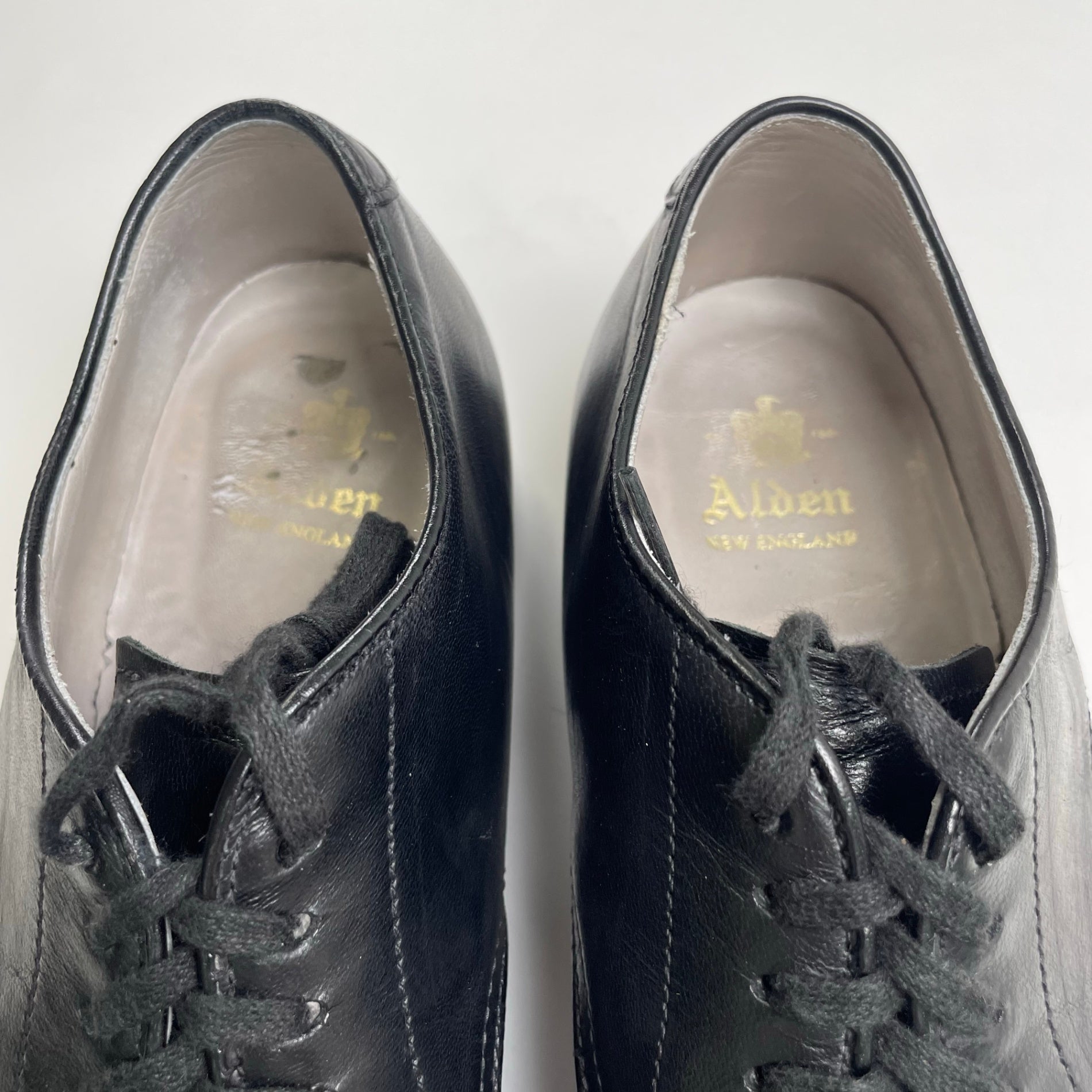 Alden オールデン / 6アイレット・プレーントゥ キッドレザー ミリタリーラスト 53719 参考定価：119,000+tax SIZE:6 1/2