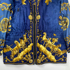 HERMES エルメス / VINTAGE ”COSMOS” シルクリバーシブルジャケット SIZE：40