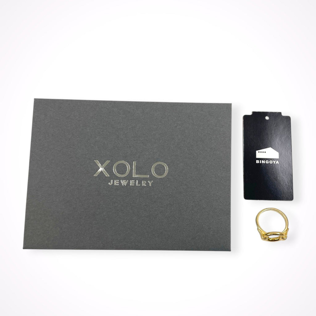 XOLO JEWELRY / Circle Ring K24 Coating SIZE:19号