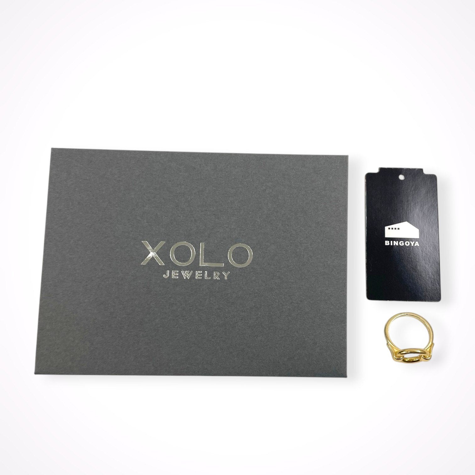 XOLO JEWELRY / Circle Ring K24 Coating SIZE:19号