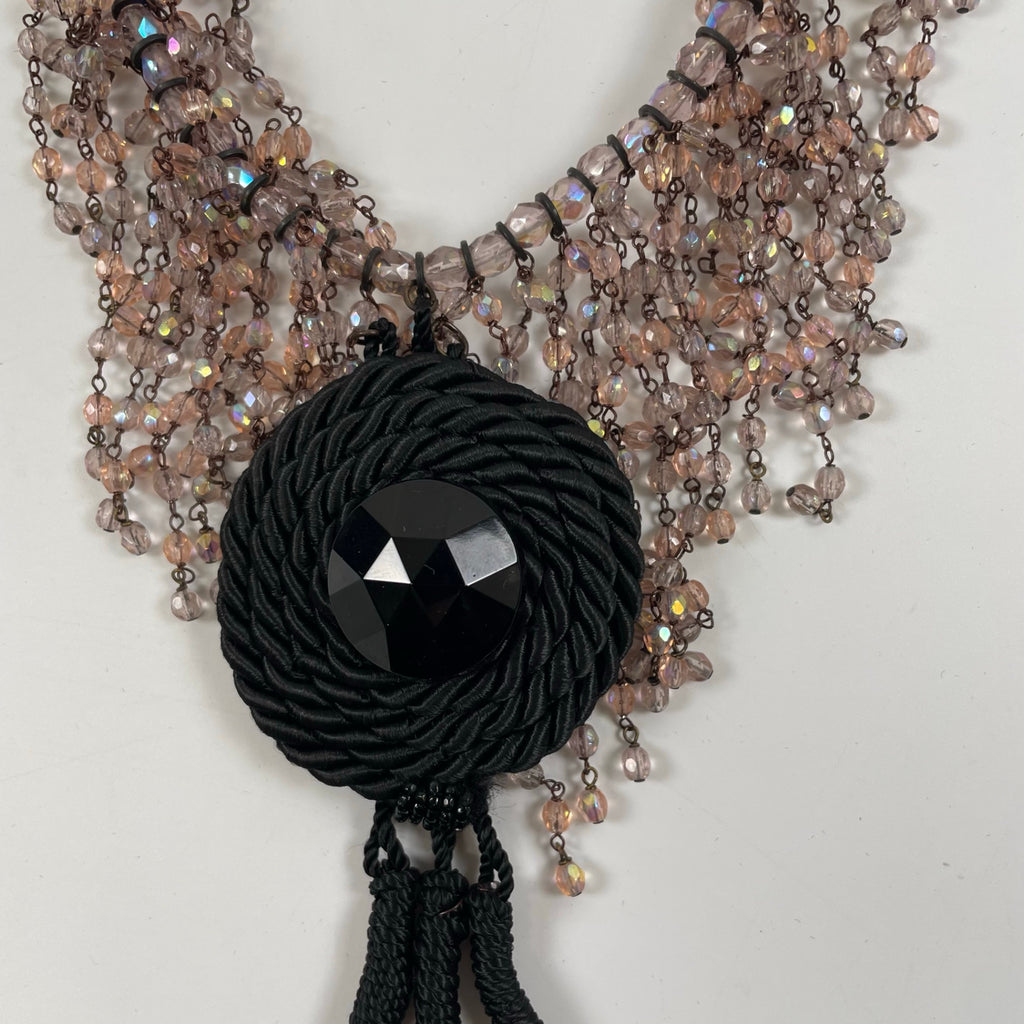 GIORGIO ARMANI / サークルビジューネックレス 箱付 参考定価：150,000程度