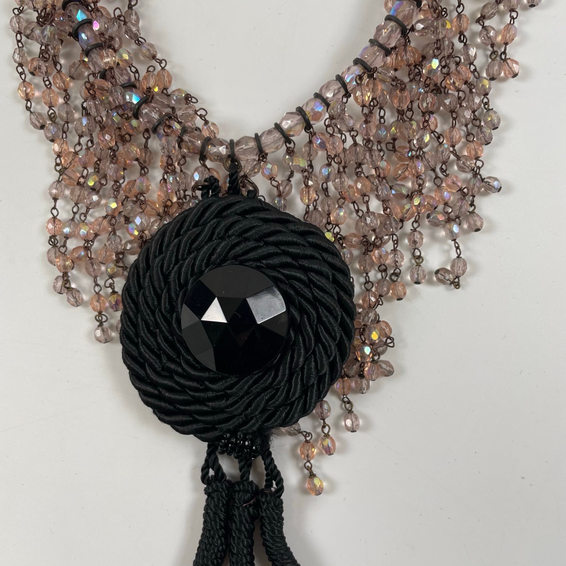 GIORGIO ARMANI / サークルビジューネックレス 箱付 参考定価：150,000程度