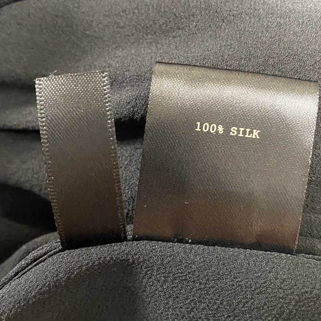 FUTURE CLASSICS フューチャークラシックス / シルク100％ ノースリーブワンピース ブラック イギリスブランド SIZE:8(M程度)