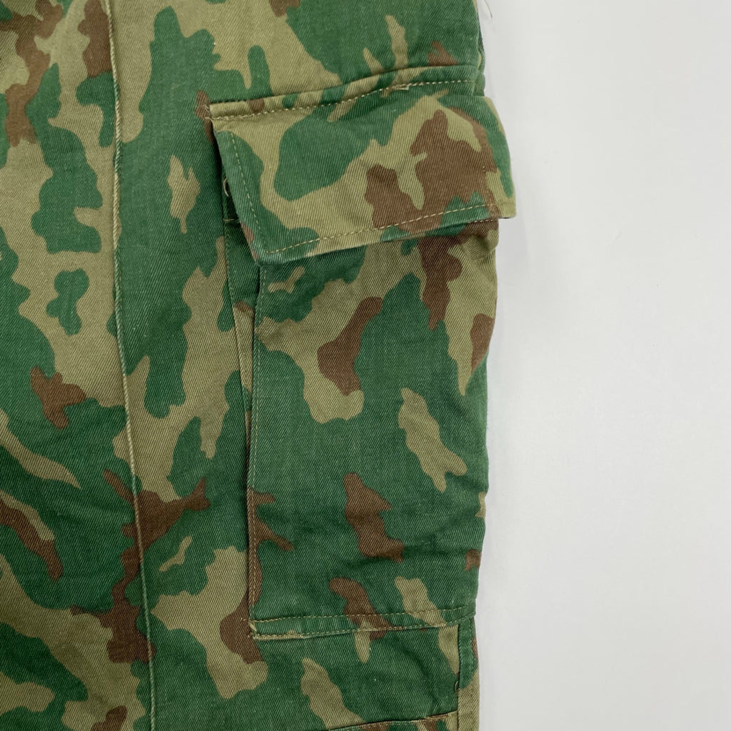 VINTAGE ヴィンテージ / 推定7-80s ソ連軍 バークカモ  ダブルニーカーゴ SIZE:W94