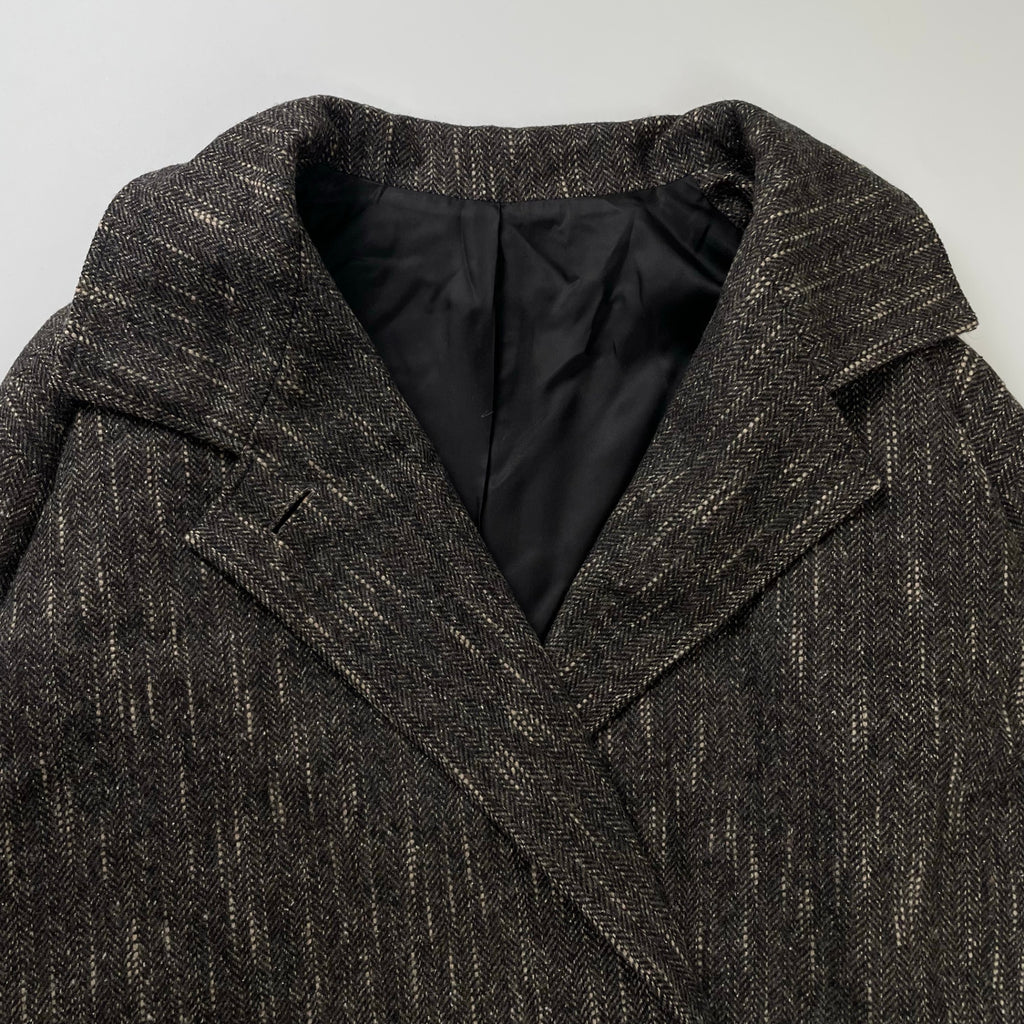 the jump YACCOMARICARD ザ ジャンプ ヤッコマリカルド / シルクMIX ダブルブレスト ワイドジャケット 参考定価：40,000程度 SIZE:FREE