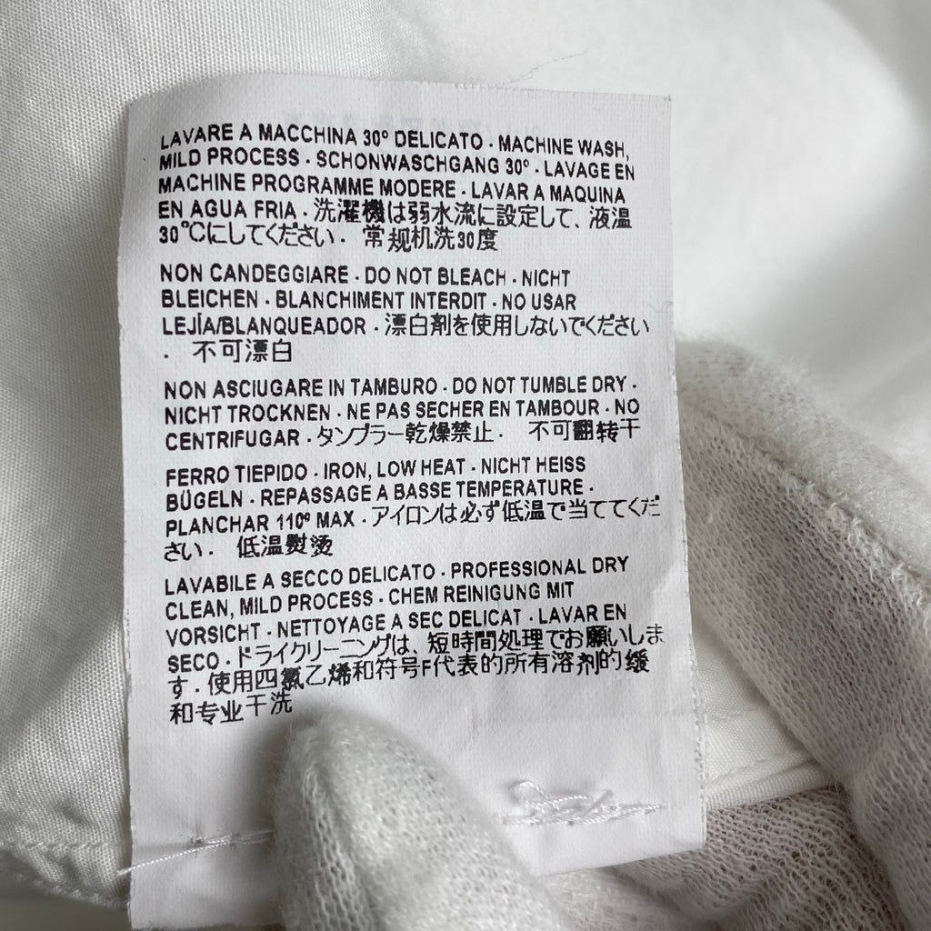 【デムナ期 ユニセックス】 BALENCIAGA バレンシアガ / WESTERN SHORT SLEEVE SHIRT スナップ シャツ ホワイト SIZE:37