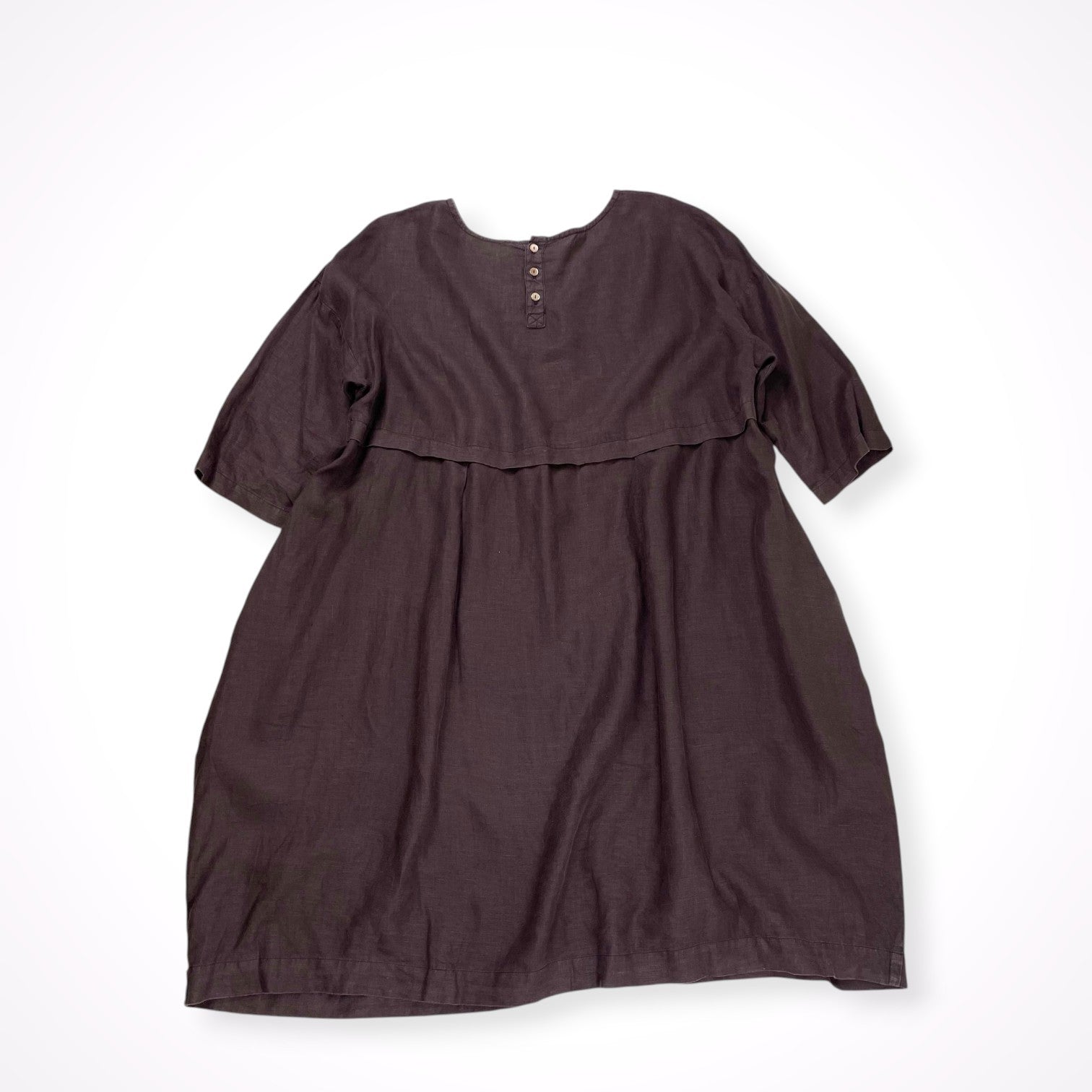 nest robe ネストローブ / 切替リネンワンピース 参考定価：35,000程度 SIZE：FREE