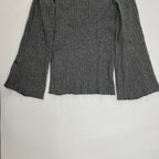 DEMYLEE デミリー / フレアスリーブ リブニット 参考定価：35,000程度 SIZE:S