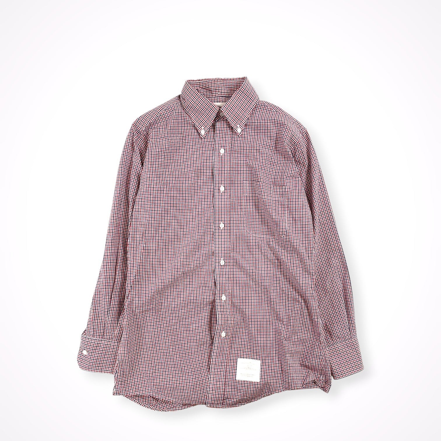 THOM BROWNE × 10 CORSO COMO COMME des GARCONS / コラボ チェック柄ボタンダウンシャツ SIZE:2