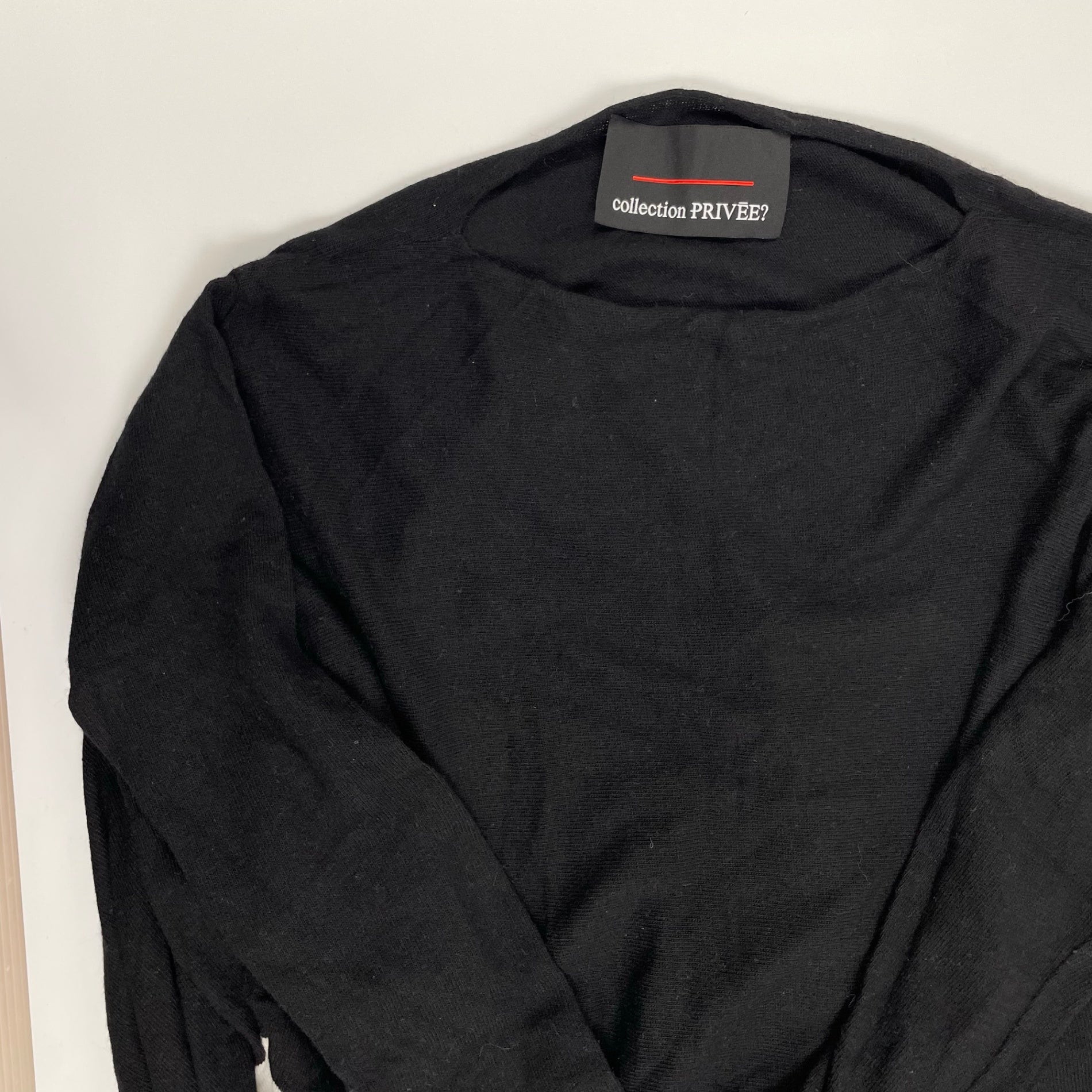 collection PRIVEE? コレクションプリヴェ / カシミヤMIXビッグニット H.P FRANCE取扱い 参考定価：50,000程度 SIZE:38