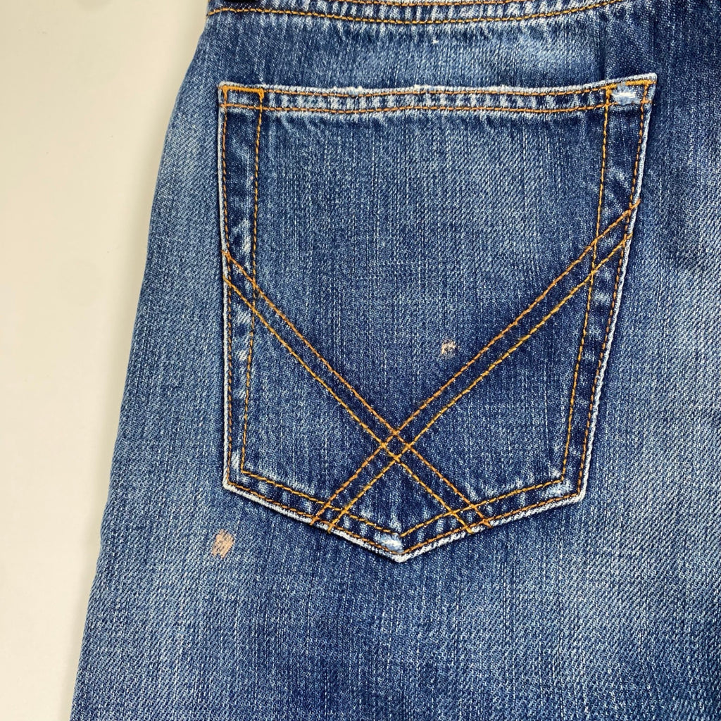 【未使用品】 Roy ROGER’S ロイ ロジャース / CULT SUPERIOR DENIM ハンドペイント デニムパンツ イタリア最古のデニムブランド SIZE：29