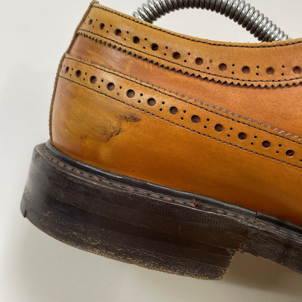 SILAS×CHEANEY サイラス チーニー / コラボウイングチップレザーシューズ 英国製 SIZE:9