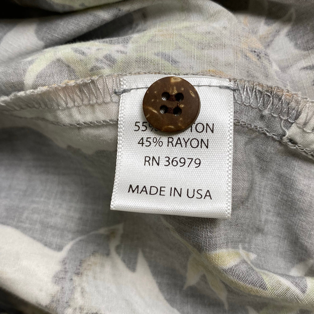 GO BAREFOOT ゴーベアフット / TIGER＆BAMBOO ALOHA アロハシャツ 虎 竹 乱痴気取扱い SIZE:M