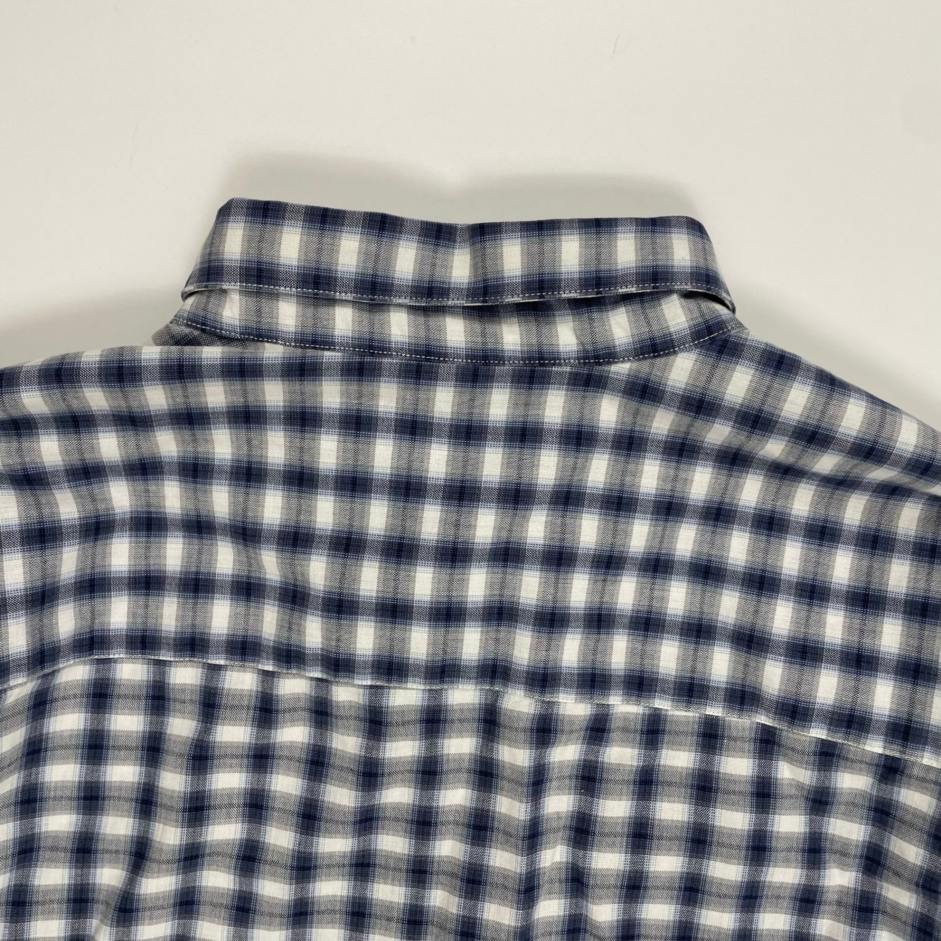 VINTAGE ヴィンテージ / GEOFFREY BEENE オンブレ風 BDチェックシャツ SIZE:XL