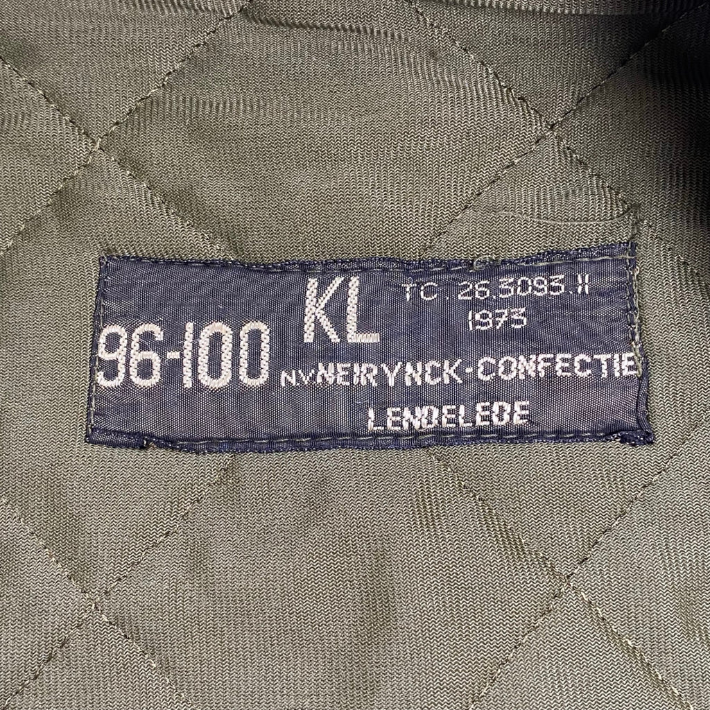 BELGIAN ARMY ベルギー軍 / 73年 ヴィンテージ キルティング ジャケット SIZE:M程度