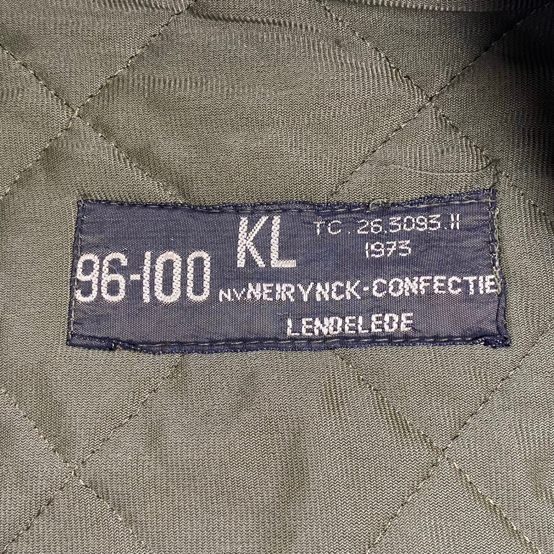 BELGIAN ARMY ベルギー軍 / 73年 ヴィンテージ キルティング ジャケット SIZE:M程度