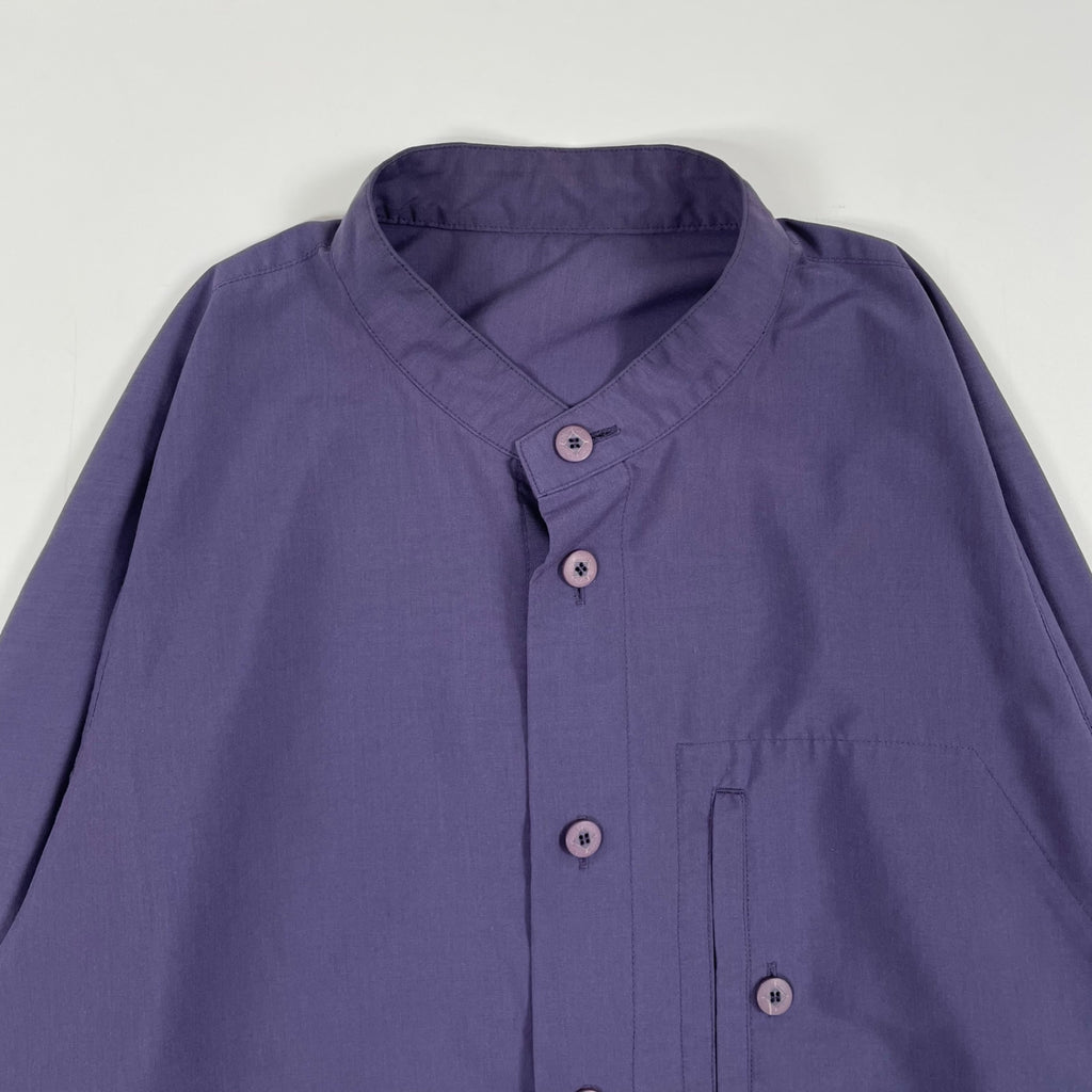 132.5 ISSEY MIYAKE / バンドカラー ロングスリーブシャツ 参考定価：50,000程度 SIZE:2