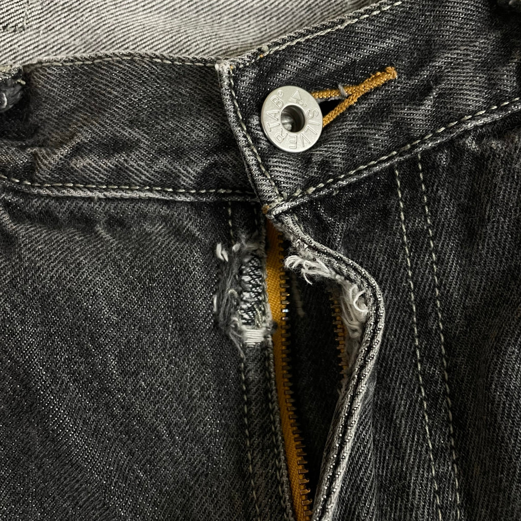 Levi's SILVER TAB リーバイス シルバータブ / 00s 先染め BAGGYデニム ブラック SIZE:W32×L30