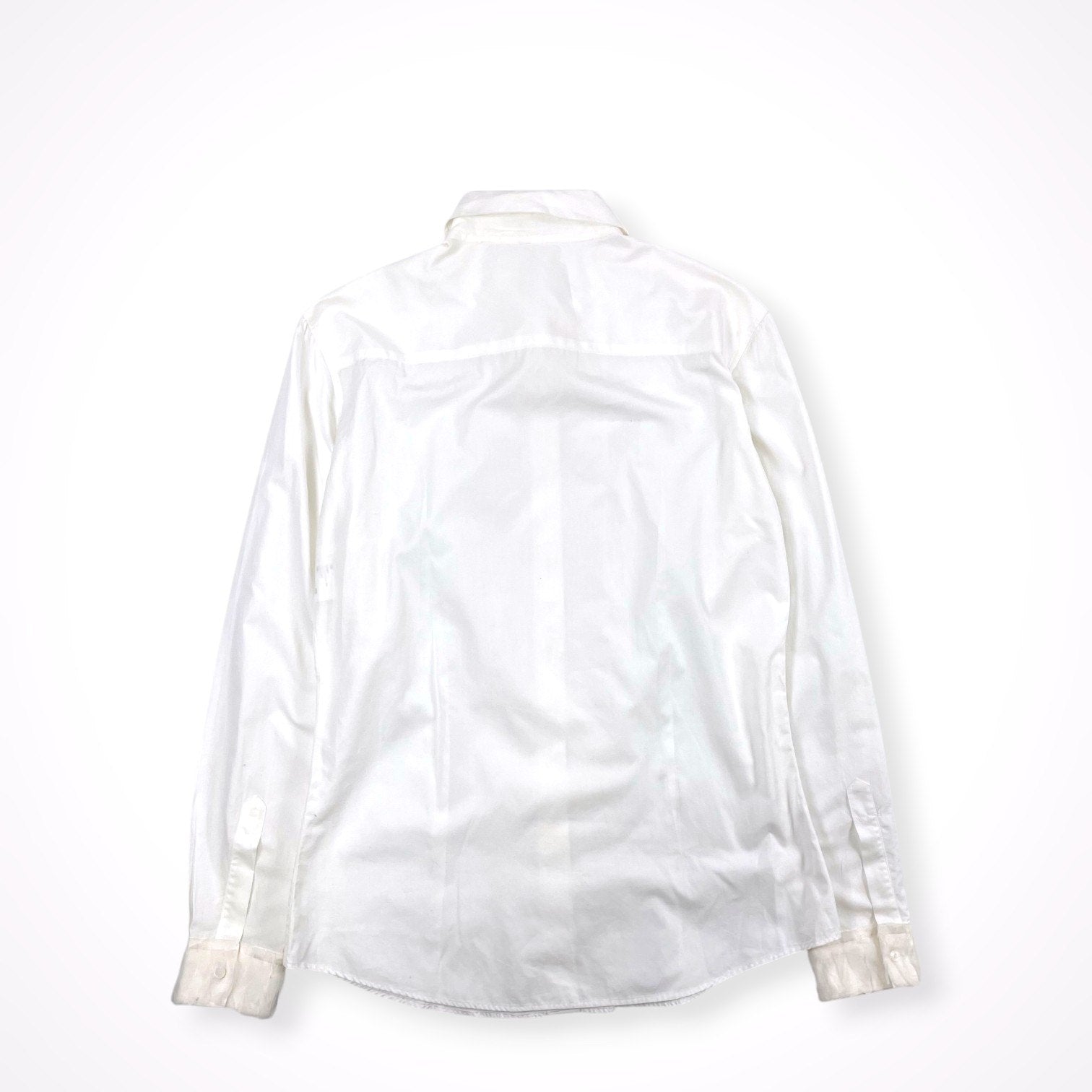 ERMANNO SCERVINO / コットンシルク フリル切替シャツ 参考定価：160,000程度 SIZE:44