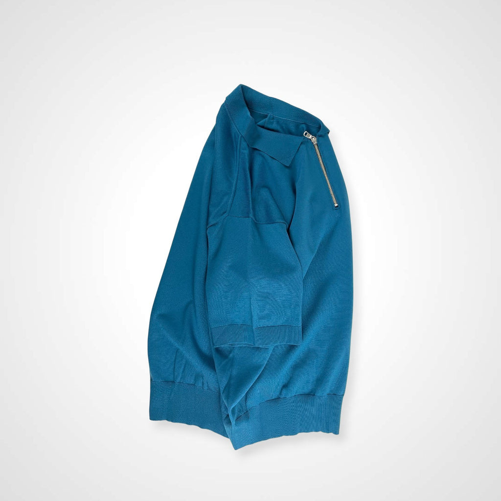 +81 PLUS EIGHTY ONE / ハーフジップニットポロシャツ 未使用品 参考定価：23,000+tax SIZE:46
